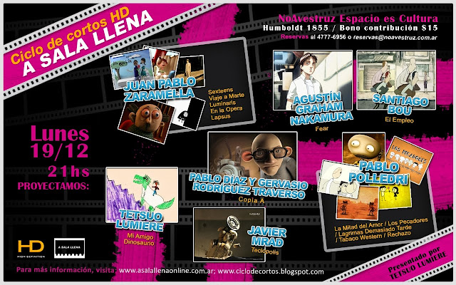 Lee más sobre el artículo A Sala Llena: Ciclo de Cortos HD