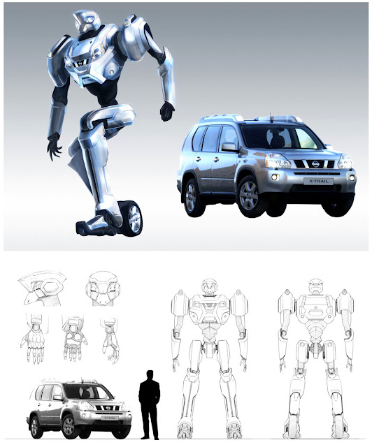 Lee más sobre el artículo Diseño de Robots para comercial de Nissan