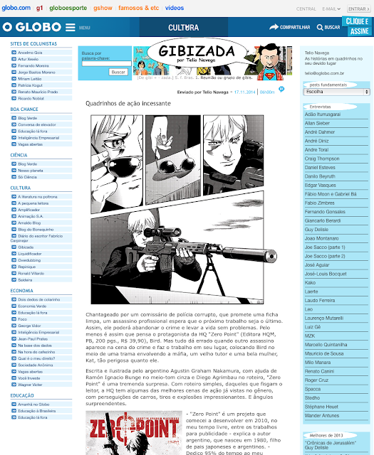 Lee más sobre el artículo «Quadrinhos de ação incessante» por Telio Navega